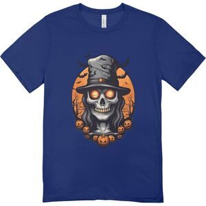 Creepy Skeleton tee | Halloween T-shirt | Unisex Hanes Softstyle XL